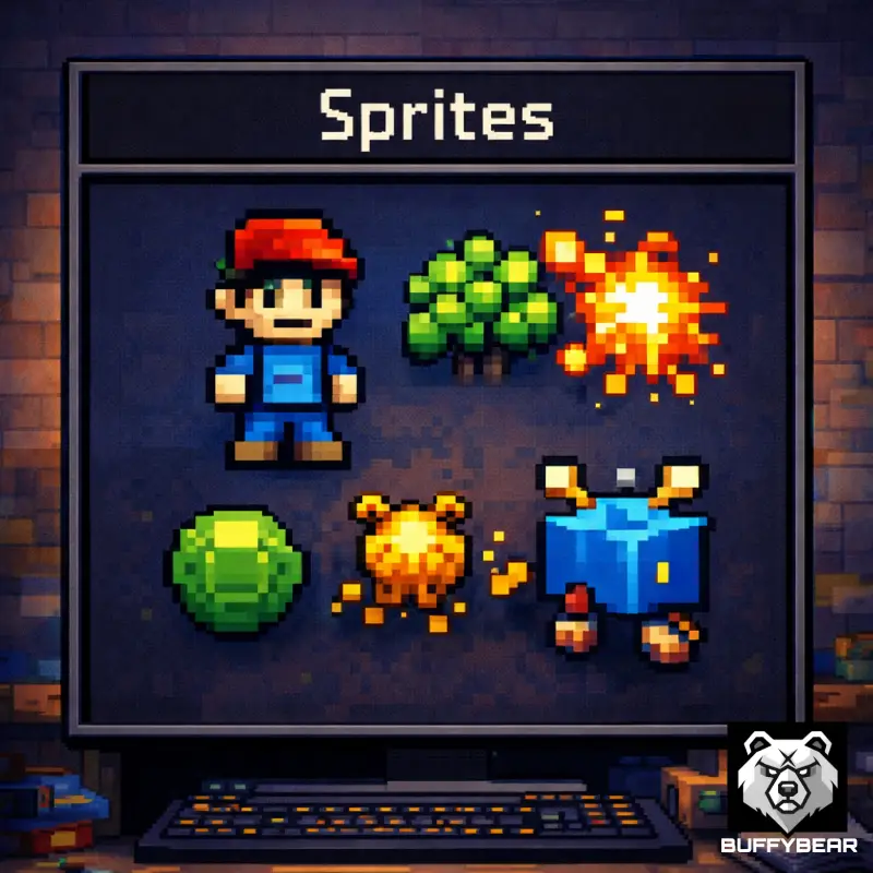 BuffyBear Game Engine Sprites