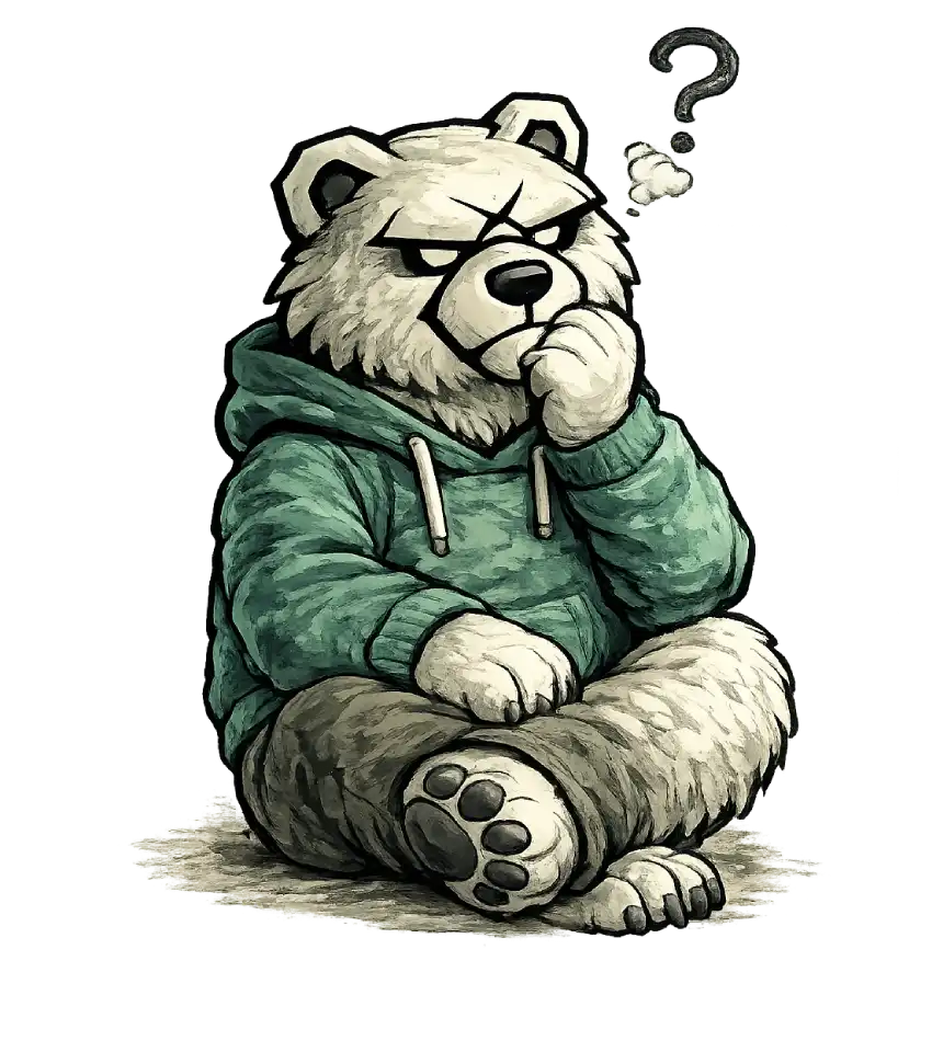 BuffyBear denkt nach...