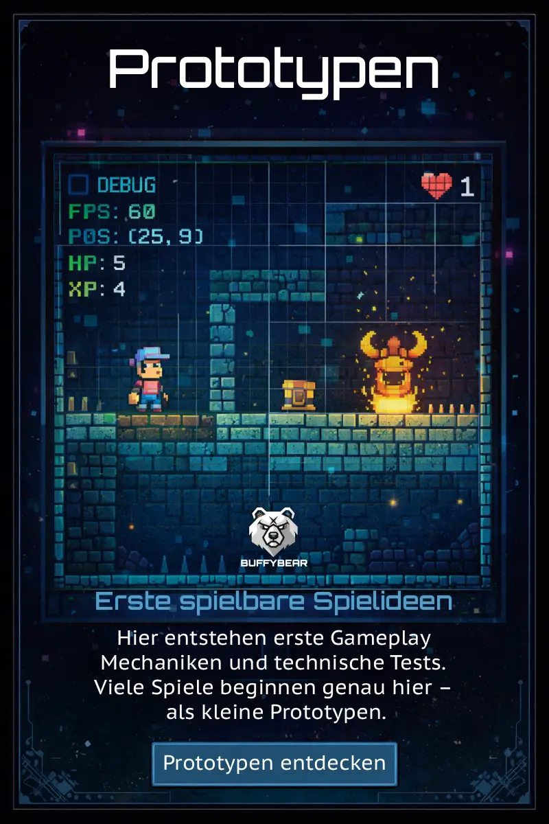 BuffyBear Playground - Prototypen